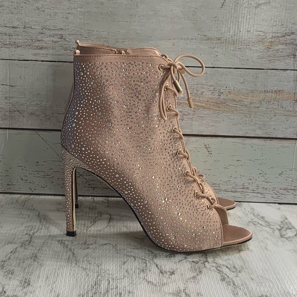 Shakira By Lady Couture High Heel Open Toe Rhinest - Picture 3 of 10